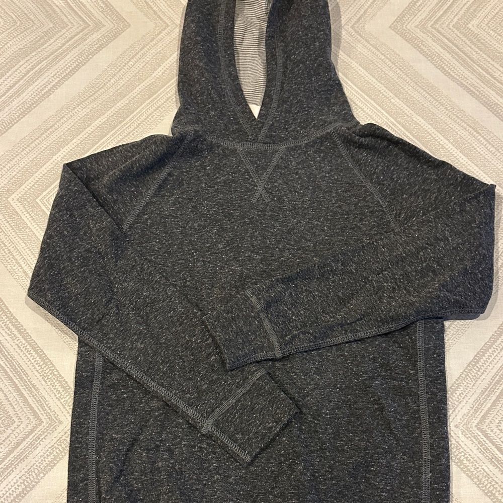 Tucker + Tate Boys Grey Charcoal Heather Hoodie Sweatshirt Size S(7/8)